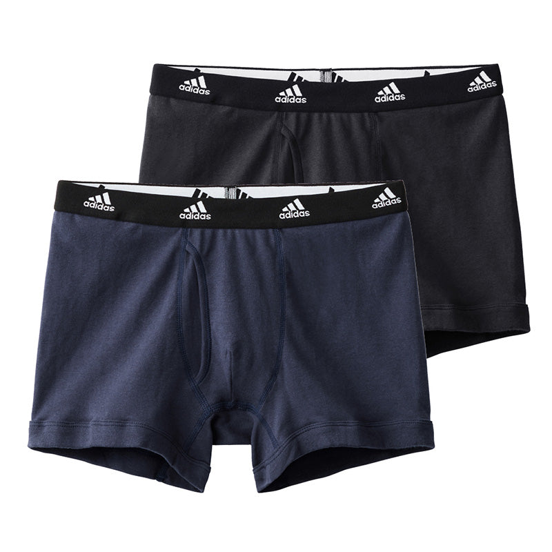 ボクサーパンツ メンズ アディダス 前開き 2枚組 M～LL グンゼ adidas ボクサーブリーフ 下着 男性 ボクサー パンツ インナー 前あき  普段使い 洗い替え 2枚セット