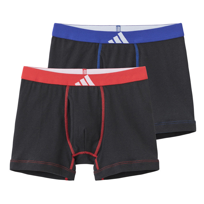 ボクサーパンツ メンズ アディダス 前開き 2枚組 M L LL グンゼ adidas ボクサーブリーフ 下着 男性 ボクサー パンツ インナー 前あき 普段使い 洗い替え 2枚セット