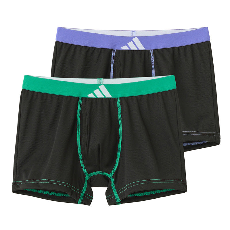 ボクサーパンツ メンズ アディダス 前開き 2枚組 M L LL グンゼ adidas ボクサーブリーフ 下着 男性 ボクサー パンツ インナー 前あき 普段使い 洗い替え 2枚セット
