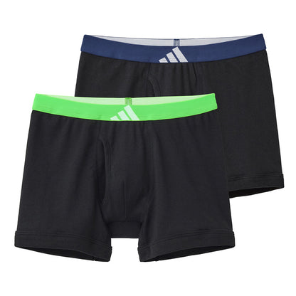 アディダス メンズ インナー ボクサーブリーフ 下着 男性用 紳士用 大人用 2枚組 グンゼ M L LL adidas 綿 ストレッチ 通勤 普段使い スポーツ ジム ランニング トレーニング 快適 動きやすい 通気性 吸汗 蒸れにくい シンプル かっこいい ブランド 定番