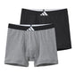 アディダス メンズ インナー ボクサーブリーフ 下着 男性用 紳士用 大人用 2枚組 グンゼ M L LL adidas 綿 ストレッチ 通勤 普段使い スポーツ ジム ランニング トレーニング 快適 動きやすい 通気性 吸汗 蒸れにくい シンプル かっこいい ブランド 定番
