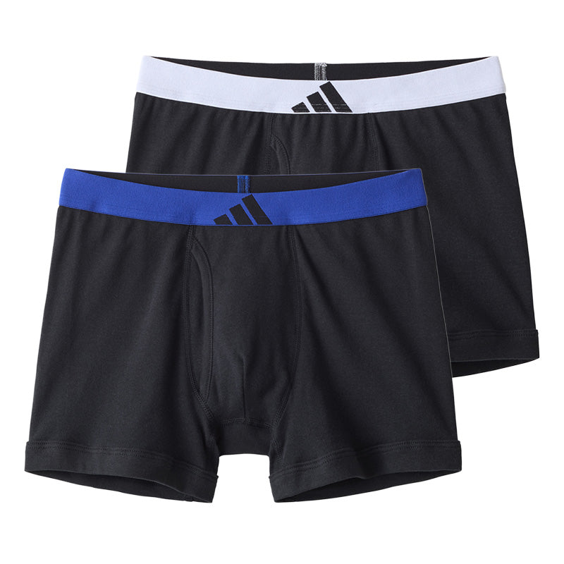 アディダス メンズ インナー ボクサーブリーフ 下着 男性用 紳士用 大人用 2枚組 グンゼ M L LL adidas 綿 ストレッチ 通勤 普段使い スポーツ ジム ランニング トレーニング 快適 動きやすい 通気性 吸汗 蒸れにくい ブランド 定番