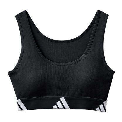 アディダス ジュニア ブラジャー ハーフトップ 子供 スポーツブラ 女の子 スクール インナー 150 160 165 cm グンゼ adidas キッズ 下着 綿混 パッド付き フィット スポーツ 部活 運動 動きやすい 快適