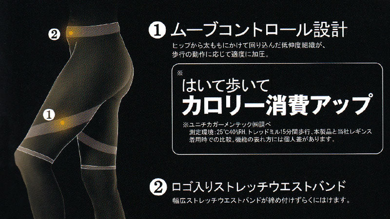 グンゼ ライザップ 着圧レギンス5分丈 M-L・L-LL (GUNZE RAIZAP レギンス 着圧 レディース)