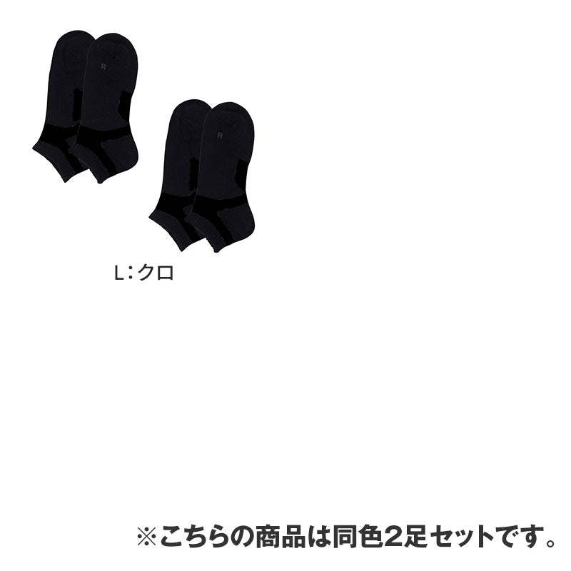 グンゼ アクティブスタイル レディース スニーカーソックス 靴下 2足