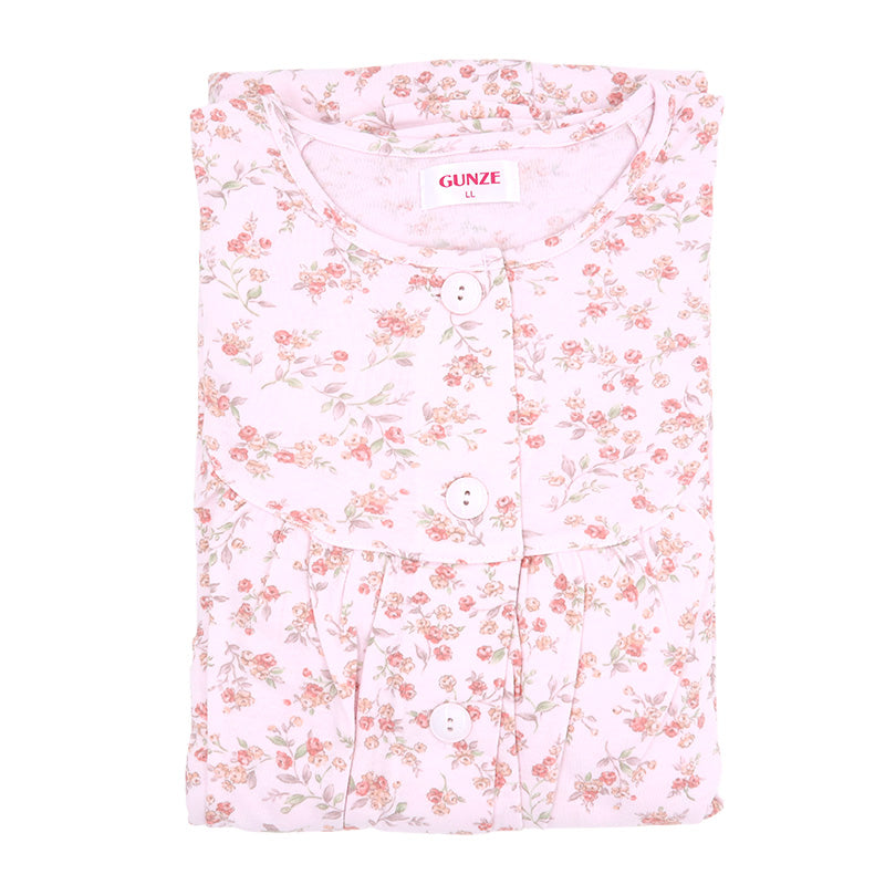 Tunic 花・エンジェル総柄 プリントルームウェア ネグリジェ Tunic 花・エンジェル総柄 プリントルームウェア ネグリジェ Tunic 花