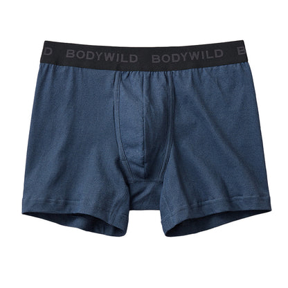 グンゼ ボディワイルド ボクサーパンツ M L LL メンズ 綿混 前あき ストレッチ 無地 インナー 下着 快適 ズレにくい 動きやすい 吸汗 通気性 M L LL おしゃれ シンプル グンゼ BODYWILD 30代 40代 普段使い ビジネス デイリー