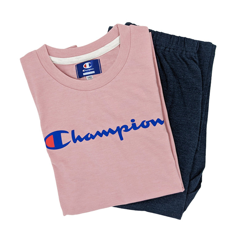 キッズ パジャマ 長袖 長ズボン チャンピオン 男の子 女の子 子供 長袖 長ズボン グンゼ 130 140 150 160 cm champion gunze 春 夏 薄手 子供服 ルームウェア 部屋着 上下セット (送料無料)