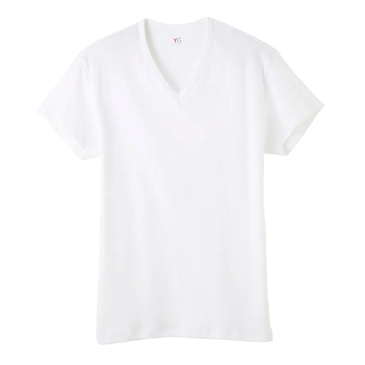 グンゼ YG tシャツ メンズ 半袖 綿100% あったか インナー Vネック M～LL 厚地 厚手 暖かい 男性 下着 肌着 コットン 綿 V首 アンダーウェア GUNZE