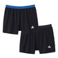 adidas ガールズショートパンツ 2枚組 140～165cm (ジュニア 黒 adidas アディダス 女の子 無地 キッズ ガールズ パンツ スポーツ バスケ 女児 綿混 スクールインナー グンゼ 140 150 160 165) (在庫限り)