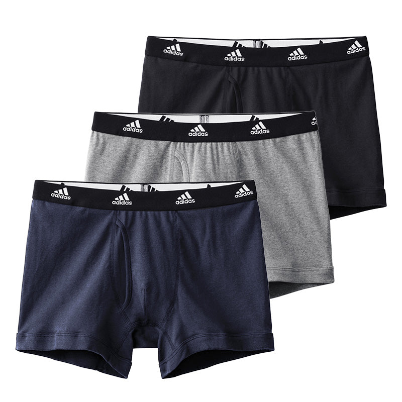 ボクサーパンツ メンズ 3枚セット 前開き 綿100 下着 adidas アディダス M～LL 3枚組 ボクサーブリーフ 綿 男性 ボクサー –  すててこねっと本店