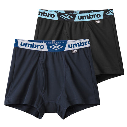 グンゼ umbro ボクサーブリーフ ボクサーパンツ 2枚組 前開き M L LL アンブロ メンズ パンツ 前あき ボクサーブリーフ 下着 インナー 綿 吸汗速乾 黒系 ブラック 紺系 ネイビー ネービー カラフル 綿100%でやわらかい