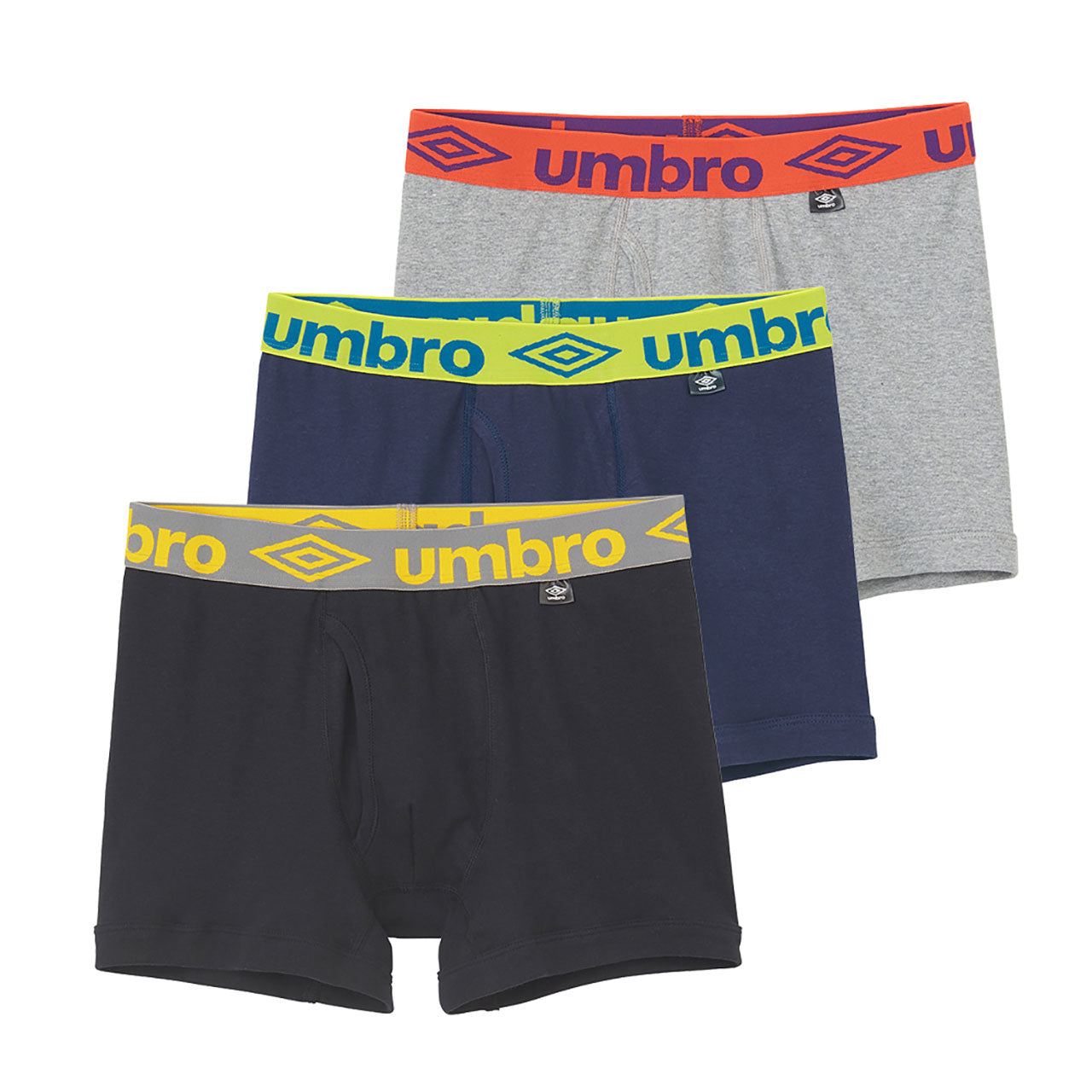 グンゼ umbro ボクサーブリーフ3枚組 M～LL (アンブロ メンズ パンツ ボクサーブリーフ 下着 インナー 綿 ) (在庫限り)