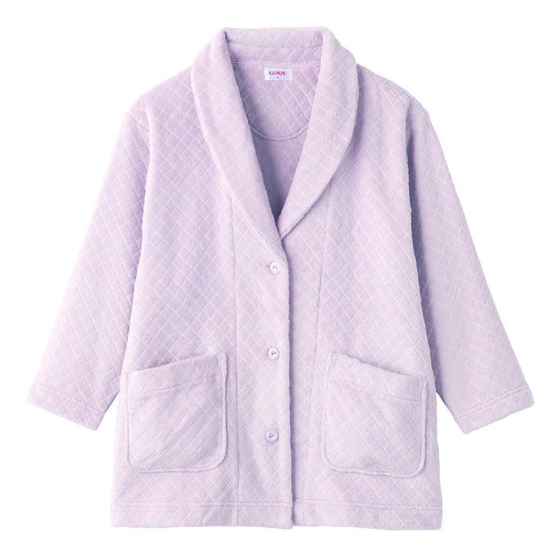 グンゼ ジャケット 羽織物 ボア起毛 レディース S M L GUNZE ボア 起毛 秋 冬 暖かい 冷え もこもこ ルームウェア プレゼント あったか あたたか ふわふわ 敬老の日 ギフト 母の日 (送料無料)