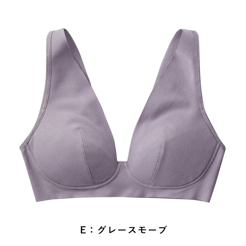 グンゼ KIREILABO Fitte ノンワイヤーブラジャー M～LL (キレイラボ フィッテ オーガニックコットン レディース ブラジャー インナー 敏感肌)