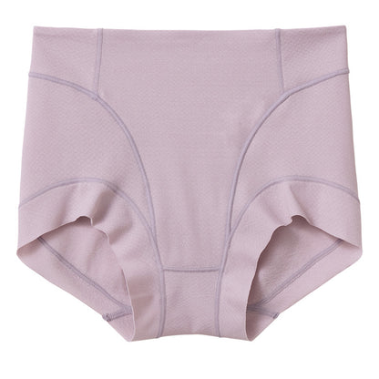KIREILABO Fitte ショートガードル M L LL キレイラボ フィッテ オーガニックコットン レディース ショーツ インナー 敏感肌 転写プリント タグレス 黒 ベージュ 肌色 パープル 紫