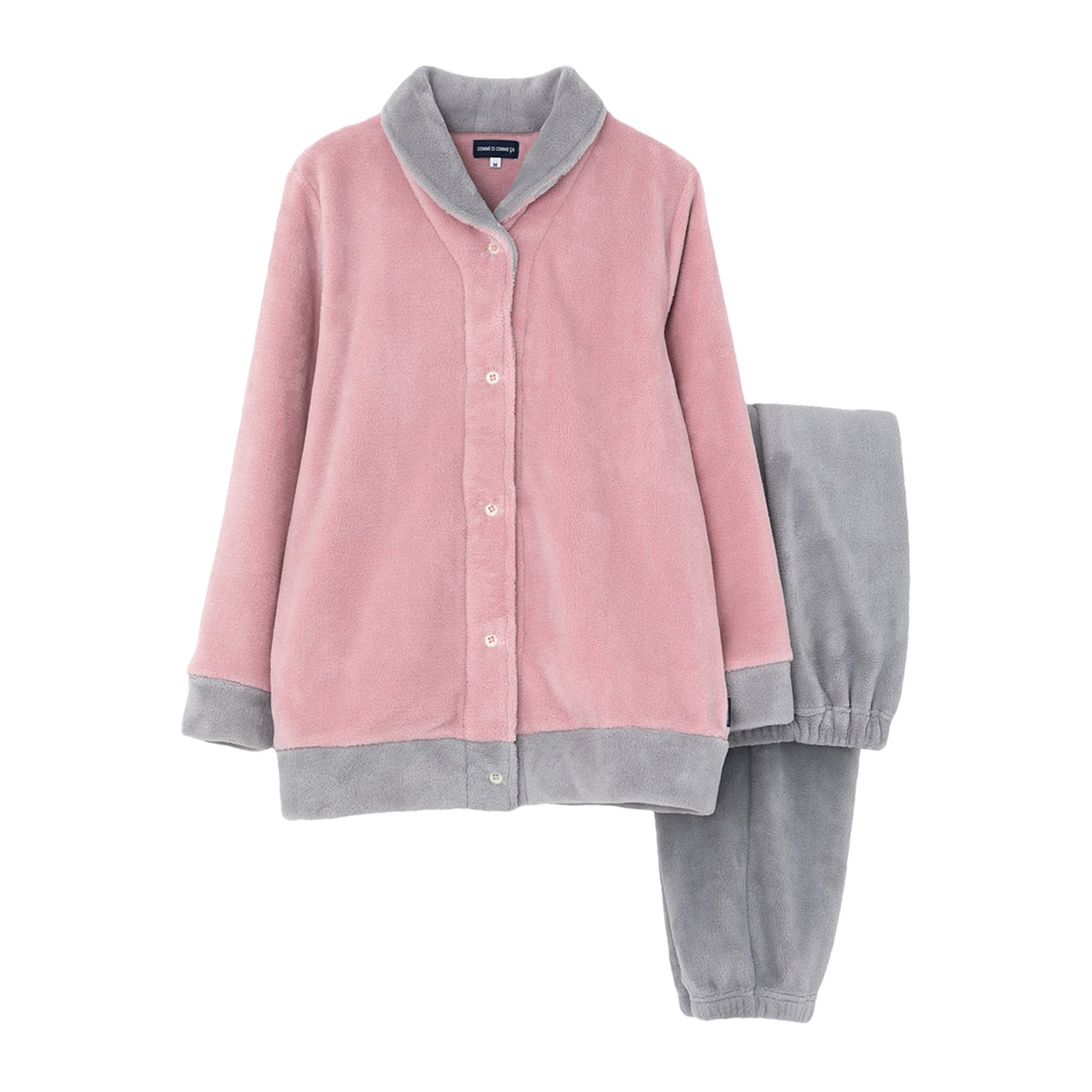【 アウトレット 】 グンゼ パジャマ ルームウェア レディース ボアフリース M～LL (GUNZE COMME CI COMME CA 冬用 長袖長パンツ あったか 部屋着) (送料無料) (在庫限り)