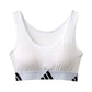 アディダス スポーツブラ ハーフトップ 女の子 150cm 160cm 165cm ジュニアブラ スポブラ adidas 小学生 中学生 スクールインナー 肌着 カップ付きインナー ブラ かぶりイプ ファーストブラ
