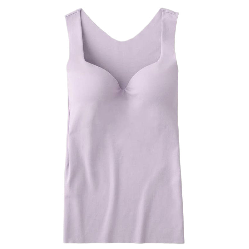 グンゼ ブラトップ タンクトップ インナー レディース カップ付き M L LL GUNZE 下着 女性 キレイラボ フィッテ 肌着 楽 ひびきにくい シームレス 締め付けない カラー 色