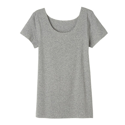 グンゼ レディース 2分袖 インナー 半袖 M～LL (キレイラボ フィッテ オーガニックコットン レディース インナー 綿 敏感肌)