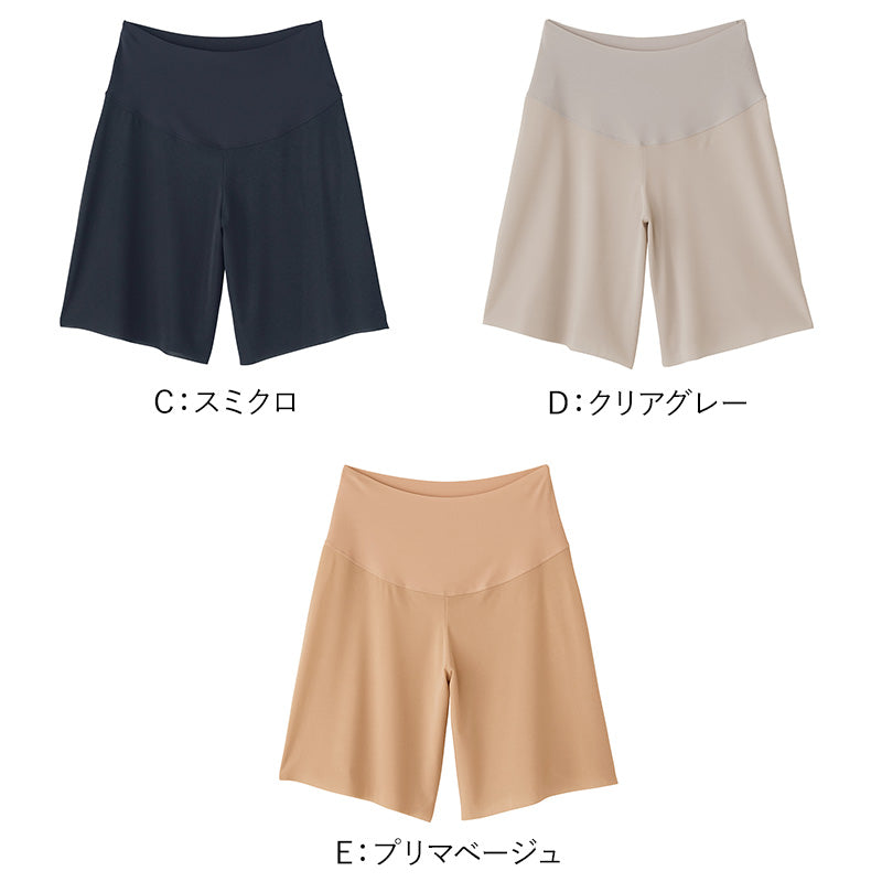 グンゼ ペチパンツ ペチコート パンツ 透けない フレアパンツ M～LL レディース 透け防止 スカート ワイドパンツ インナー ランジェリー カットオフ