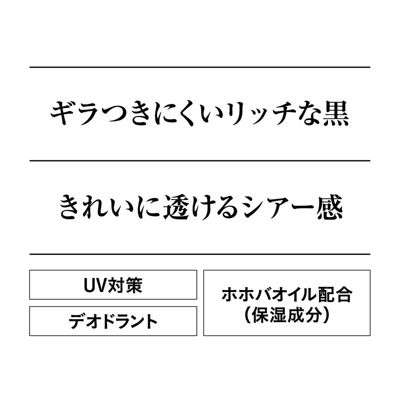 グンゼ サブリナ ブラック ストッキング ひざ下　25デニール 22-25cm (GUNZE SABRINA ひざ下丈 ストッキング 丈夫 UV対策 伝線防止 ブラック 黒ストッキング 保湿成分 エレガント ソフトフィット)