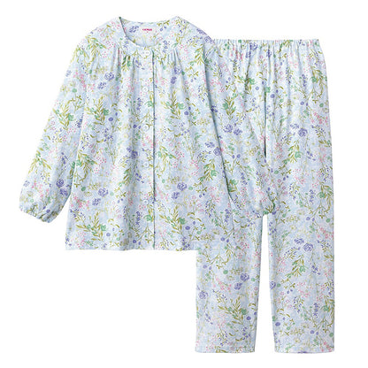 グンゼ パジャマ 綿100 レディース 長袖 花柄 セット S M L LL 3L 長袖 長ズボン 小さいサイズ 大きいサイズ 春夏 特大サイズ S M L LL 3l 敬老の日 ギフト 母の日 プレゼント 肌にやさしい 保湿 コットン (送料無料)