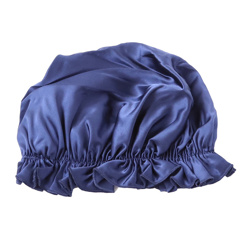 グンゼ ナイトキャップ シルク ゴム紐 レディース 就寝用 睡眠 帽子 保湿 ヘアケア M・L シルク100% 絹 ロングヘア 髪 ケア グッズ 女性 プレゼント (送料無料) (在庫限り)