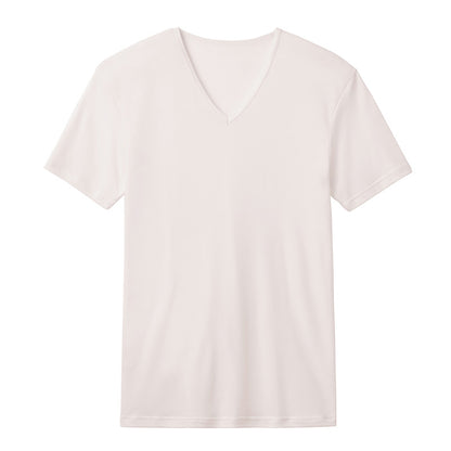 ファイヤーアセドロン メンズ インナー Vネック Tシャツ 薄手 グンゼ  M L LL 半袖 吸湿発熱 暖かい 涼しい ストレッチ 吸湿 放湿 汗冷え防止 肌着 下着 春夏 秋冬 オールシーズン 通勤 通学 ビジネス スポーツ ゴルフ ランニング ウォーキング ジム アウトドア