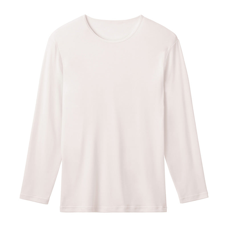 ファイヤーアセドロン 長袖 クルーネック Tシャツ メンズ 薄手 グンゼ  M L LL 吸汗 発熱 吸湿 発熱インナー 吸湿発熱 冬用 あったか インナーウェア 保温 冷え対策 吸湿発熱シャツ 防寒 防寒インナー 冬 インナーシャツ 長袖シャツ tシャツ メンズ 冷え防止