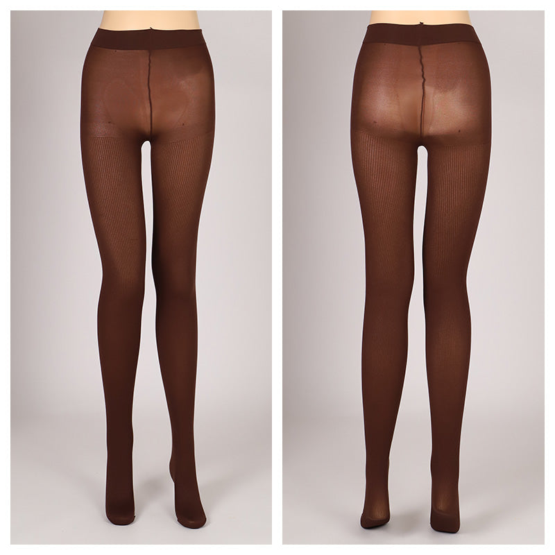 トゥシェ リブタイツ カラータイツ 60デニール相当 レディース リブ 無地 タイツ グンゼ M-L L-LL 60D相当 脚長 美脚 オールシーズン 脚見せ きれいめ コーデ リブなし 流行色 トレンドカラー 防臭 静電気防止 快適 寒さ対策 