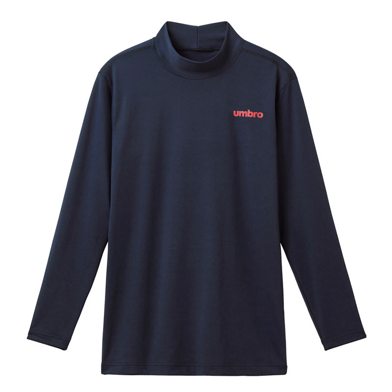 アンブロ メンズ tシャツ 長袖 ハイネック スポーツ uv 速乾 M～LL グンゼ スポーツウェア トレーニングウェア シャツ トップス ドライ 運動 インナー