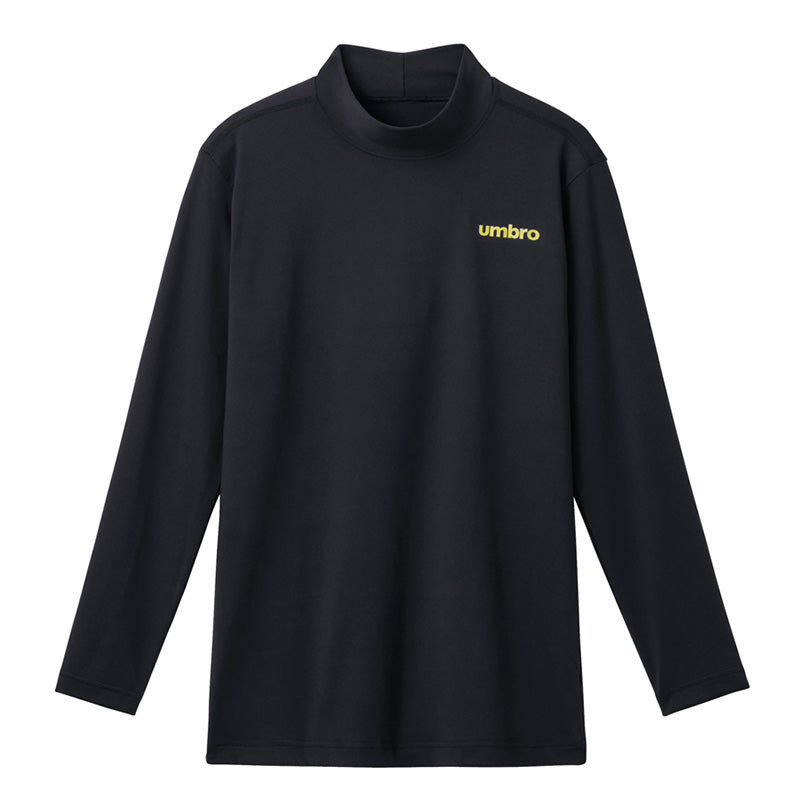 アンブロ メンズ tシャツ 長袖 ハイネック スポーツ uv 速乾 M～LL グンゼ スポーツウェア トレーニングウェア シャツ トップス ドライ 運動 インナー (在庫限り)