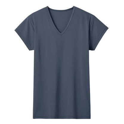 アセドロン Vネック Tシャツ グンゼ メンズ M L LL gunze 吸汗速乾 消臭 v首 半袖 短袖 汗取り 汗パッド 脇パッド シャツ 下着 肌着 インナー 夏 プレゼント ギフト 父の日