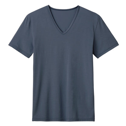 アセドロン Vネック Tシャツ グンゼ メンズ M L LL gunze 吸汗速乾 消臭 v首 半袖 シャツ 下着 肌着 インナー 夏 プレゼント ギフト 父の日