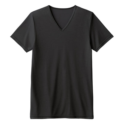 アセドロン Vネック Tシャツ グンゼ 鹿の子 メンズ M L LL 3L gunze 吸汗速乾 消臭 v首 半袖 シャツ 下着 肌着 インナー 夏 プレゼント ギフト 父の日