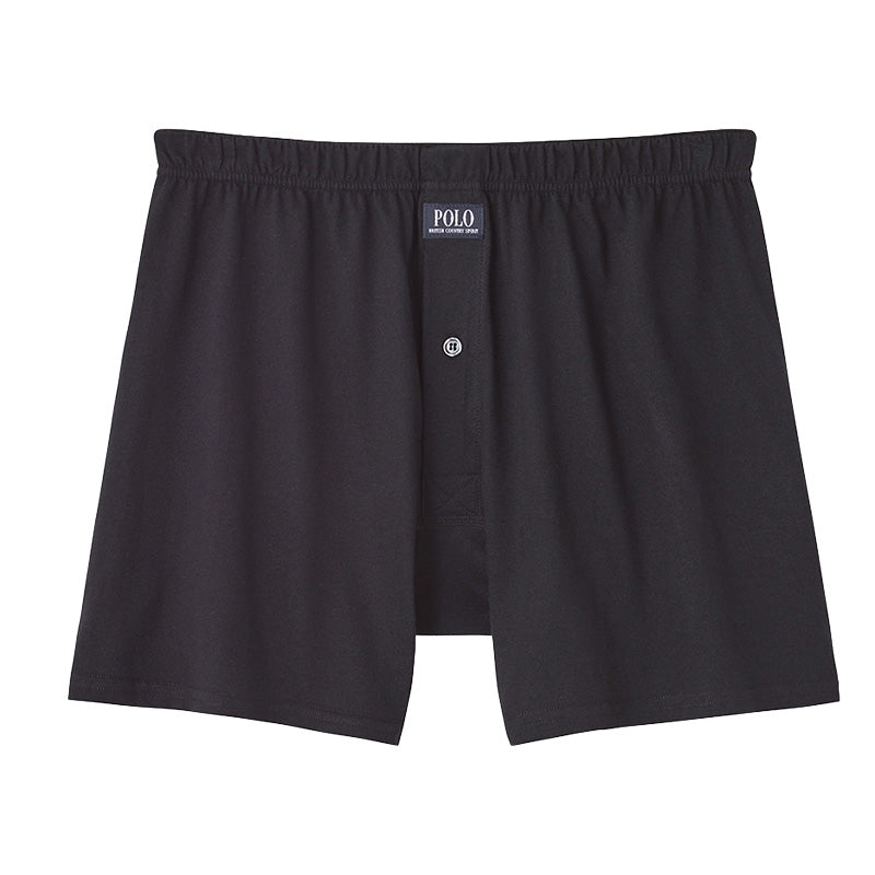 ニットトランクス　綿100 前開き メンズ ポロ M～LL polo トランクス ブランド おしゃれ インナー 男性下着 シンプル GUNZE グンゼ (在庫限り)