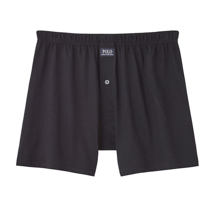ニットトランクス　綿100 前開き メンズ ポロ M～LL polo トランクス ブランド おしゃれ インナー 男性下着 シンプル GUNZE グンゼ (在庫限り)