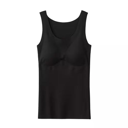 グンゼ レディース タンクトップ インナー ラン型 パッドつき M～LL キレイラボ 夏 完全無縫製 綿 コットン インナー 肌着 下着 汗 敏感肌 レーヨン (在庫限り)