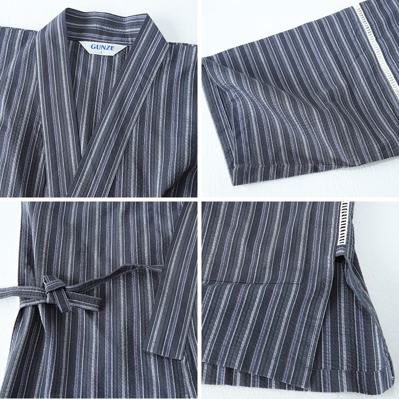 甚平 メンズ おしゃれ 夏 ブランド M L LL グンゼ 甚兵衛 和服 和装 作務衣 着物 羽織り パジャマ 寝巻き 部屋着 アウター ホームウェア ルームウェア 父の日 ギフト プレゼント 30代 40代 50代 60代 70代  M L LL (送料無料)
