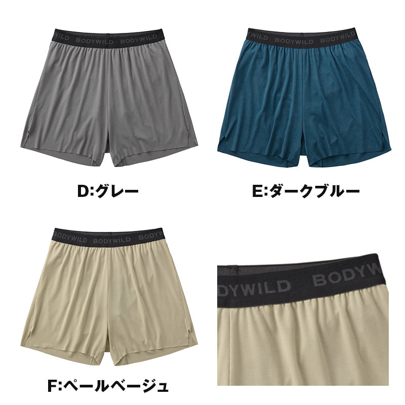 ボディワイルド フィットトランクス トランクス メンズ M L 男性用 下着 インナー アンダーウェア 前とじ 前閉じ カットオフ ベアフライス シンプル 快適 ストレッチ 伸縮性 デイリー 定番 ベーシック ブランド グンゼ GUNZE
