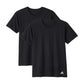 アディダス 綿100 Tシャツ メンズ 2枚組 グンゼ M L LL クルーネック 丸首 肌着 下着 インナー シャツ 2枚セット adidas gunze 白 黒 プレゼント ギフト