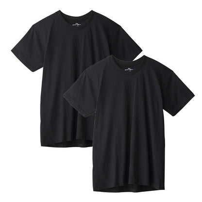グンゼ クルーネック tシャツ ボディワイルド 綿100 2枚組 M L LL 丸首 肌着 下着 無地 インナー 2枚セット gunze bodywild 白 黒 灰 プレゼント ギフト