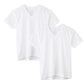 グンゼ vネック tシャツ ボディワイルド 綿100 2枚組 M L LL v首 肌着 下着 無地 インナー 2枚セット gunze bodywild 白 黒 灰 プレゼント ギフト