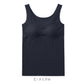 Tuche パッド付 タンクトップ ブラトップ カップ付 M L LL GUNZE グンゼ トゥシェ シームレス 完全無縫製 カットオフ