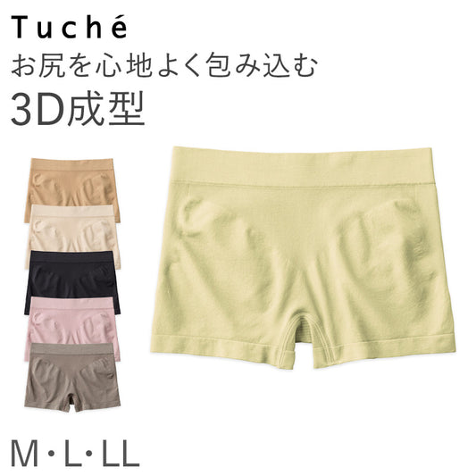 Tuche ショーツ レギュラーショーツ 3D立体成型 M L LL グンゼ トゥシェ ショーツ 女性 下着 インナー パンツ ボーイズレッグ ボクサー 無地 ストレッチ GUNZE
