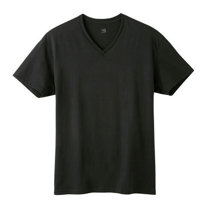 グンゼ YG tシャツ メンズ 半袖 vネック 吸水 ドライ 抗菌 防臭 M L LL v首 GUNZE インナーシャツ 男性 紳士 下着 肌着 インナー ニオイ対策 夏 スーツ下 ビジネス ビジネスインナー オールシーズン 白 黒