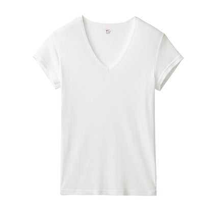 グンゼ yg tシャツ メンズ vネック 半袖 接触冷感 綿100 脇パッド付き M L LL v首 gunze nextra 肌着 下着 男性 紳士 脇汗対策 汗取りインナー ビジネス インナー プレゼント ギフト 父の日 ネクストラ ネクストラプラス