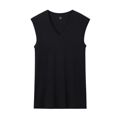 グンゼ YG tシャツ メンズ ノースリーブ スリーブレス vネック 接触冷感 綿100 M L LL v首 タンクトップ 肌着 下着 男性 紳士 インナーシャツ 夏 ビジネス インナー プレゼント ギフト 父の日 (在庫限り)