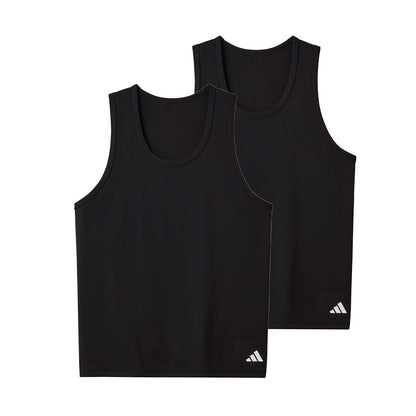 アディダス キッズ tシャツ 男の子 インナー スリーブレス ノースリーブ 2枚組 グンゼ 150 160 170cm タンクトップ 下着 子供 吸汗 速乾 男子 肌着 シャツ 白 黒 子ども ジュニア adidas さらさら 洗い替え